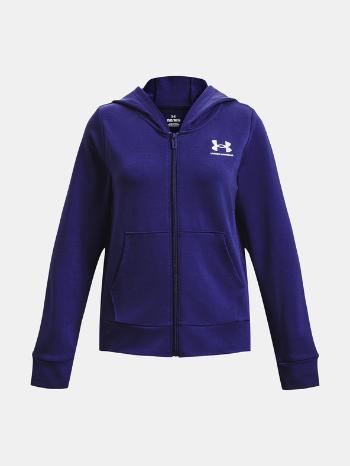 Under Armour UA Rival Terry FZ Hoodie Mikina dětská Modrá