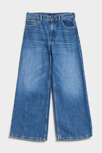 DŽÍNY GANT WIDE FIT GANT JEANS SEMI LIGHT BLUE BROKEN IN