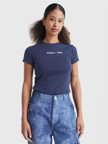 Tommy Jeans dámské tmavě modré tričko