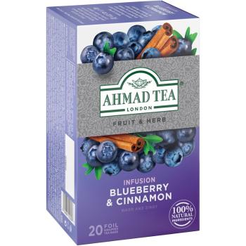 Ahmad Tea Blueberry & Cinnamon ovocný čaj skořice 20x2 g