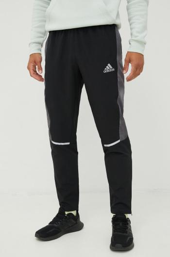 Tepláky adidas Performance pánské, černá barva, s potiskem