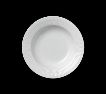 Hluboký talíř White Fluted, 21 cm - Royal Copenhagen