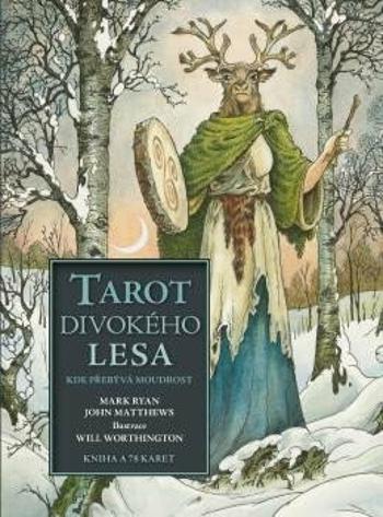 Tarot divokého lesa kde přebývá moudrost - Kniha + 78 karet - John Matthews, Will Worthington, Ryan Mark