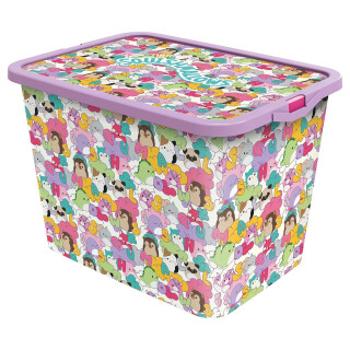 Squishmallows STOR úložný box s víkem - 23 L