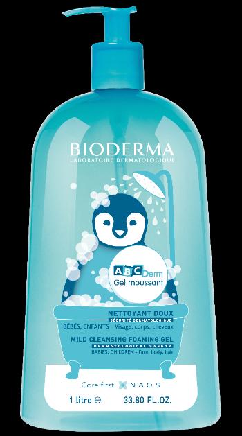 BIODERMA ABCDerm Moussant jemný čisticí gel 1 l