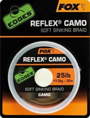 Fox návazcová šňůrka reflex camo 20 m-průměr 20 lb / nosnost 9,1 kg