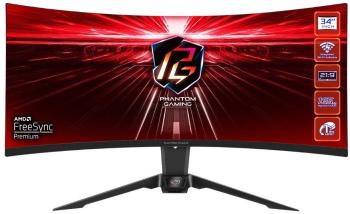 LCD monitor 34" ASRock PG34WQ15R2B