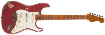 Fender Custom Shop 57 Stratocaster Heavy Relic Faded Aged Cimarron Red