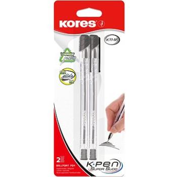 KORES K11 Pen, M-1 mm, černé - sada 2 ks (37922)