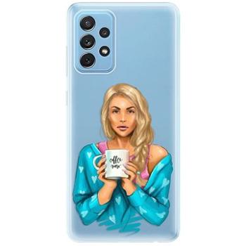 iSaprio Coffe Now - Blond pro Samsung Galaxy A72 (cofnoblo-TPU3-A72)