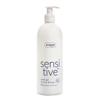 Ziaja Krémový mycí gel na obličej a tělo Sensitive (Face & Body Wash Gel) 400 ml