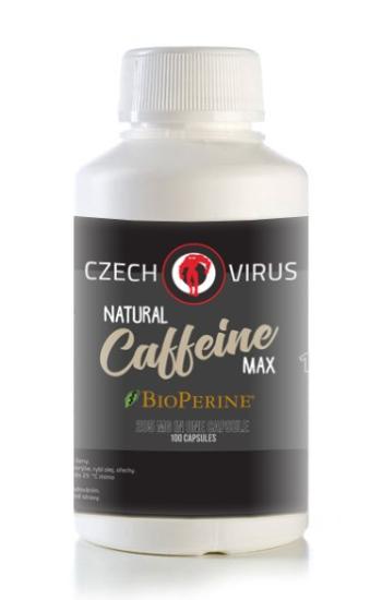 Natural Caffeine Max + BioPerine - Czech Virus 100 kaps.