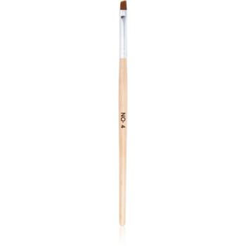 NEONAIL Wooden Brush štětec k nanášení gelových produktů typ No. 4 Angled 1 ks