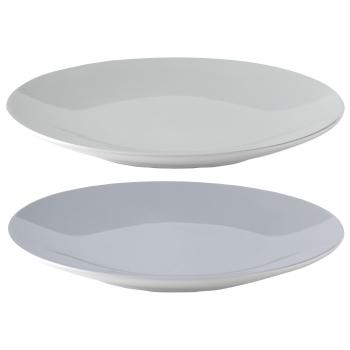 Jídelní talíř EMMA 22 cm, sada 2 ks, modrá, kamenina, Stelton