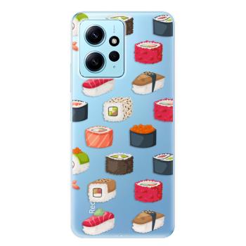 Odolné silikonové pouzdro iSaprio - Sushi Pattern - Xiaomi Redmi Note 12 5G