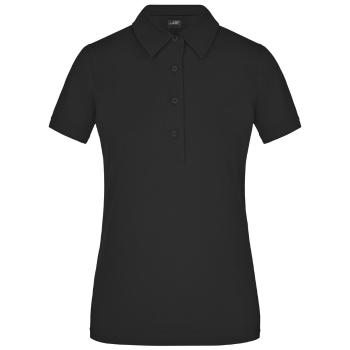 James & Nicholson Elegantní dámská polokošile JN969 - Černá | XL