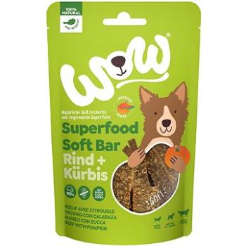 Wow pamlsky Superfood měkké proužky Hovězí s dýní 150 g (9120063683963)