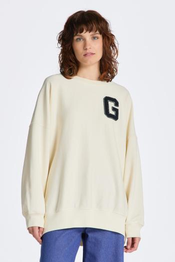 MIKINA GANT OVERSIZED G C-NECK SWEAT CREAM