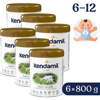 Kendamil Kozí pokračovací mléko 2 DHA+ (6× 800 g) (5056000503992)