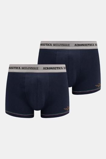 Boxerky Aeronautica Militare 2-pack pánské, tmavomodrá barva, AM1UBX004