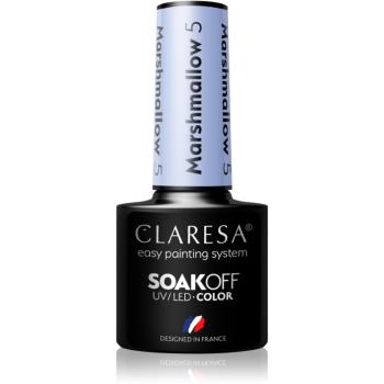 Claresa SoakOff UV/LED Color Marshmallow géles körömlakk árnyalat 5 5 g