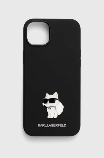 Obal na telefon Karl Lagerfeld iPhone 15 Plus / 14 Plus 6.7'' černá barva