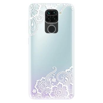 Odolné silikonové pouzdro iSaprio - White Lace 02 - Xiaomi Redmi Note 9