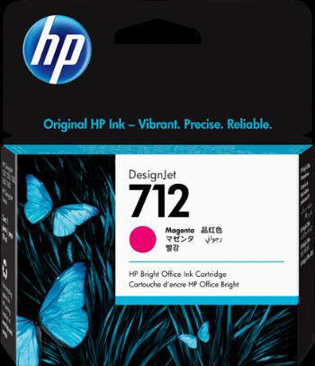 HP 712 3ED68A purpurová (magenta) originální cartridge