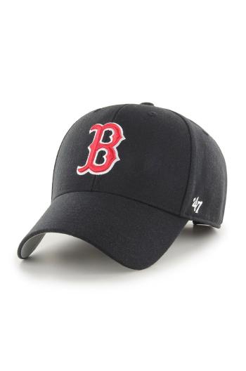 Čepice 47brand MLB Boston Red Sox černá barva, s aplikací, B-MVP02WBV-BKF