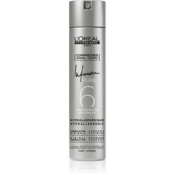 L’Oréal Professionnel Infinium Pure hypoalergenní lak na vlasy silné zpevnění bez parfemace 300 ml