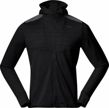 Bergans Rabot Active Mid Hood Jacket Men Black S Outdoorová mikina