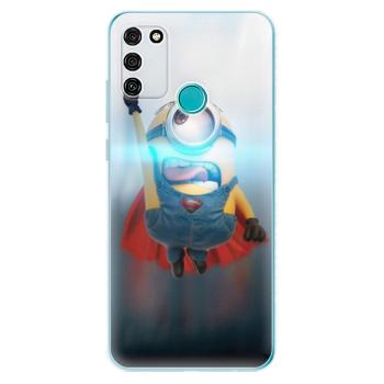 Odolné silikonové pouzdro iSaprio - Mimons Superman 02 - Honor 9A