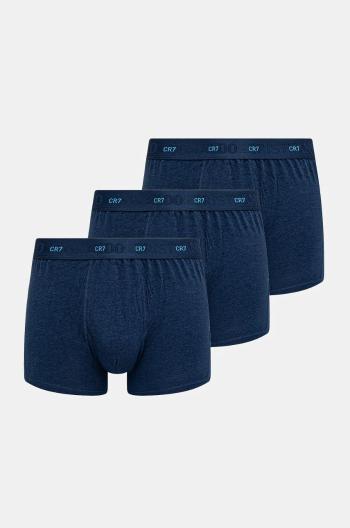 Boxerky CR7 Cristiano Ronaldo 3-pack pánské, tmavomodrá barva