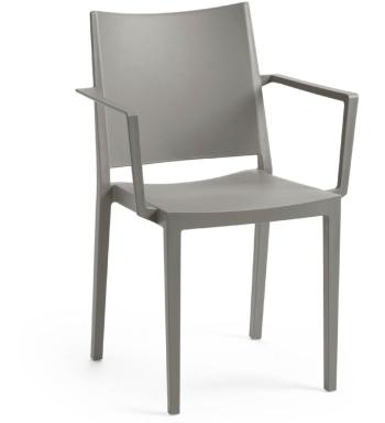 91038 Křeslo MOSK ARMCHAIR, šedá, 82 x 57 x 56 cm