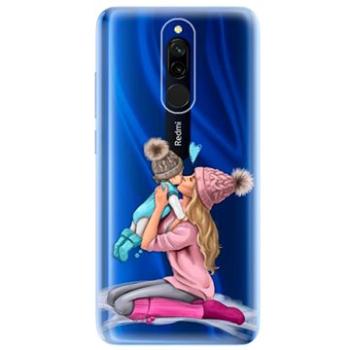 iSaprio Kissing Mom - Blond and Boy pro Xiaomi Redmi 8 (kmbloboy-TPU2-Rmi8)