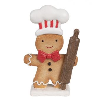 Vánoční dekorace Perníček Gingerbread Man - 11*4*18 cm 6PR4275