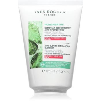 Yves Rocher Pure Menthe lágy tisztító gél peeling hatással 125 ml