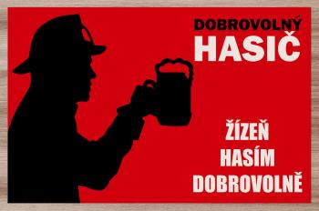 Prostírání Dobrovolný hasič