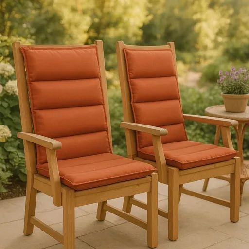 Stilista 88772 STILISTA Sada 2 polstrování na židle, terakota / šedá