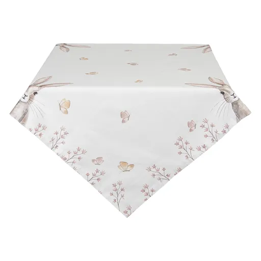 Bavlněný ubrus s králíčkem Rustic Easter Bunny - 130*180 cm REB03