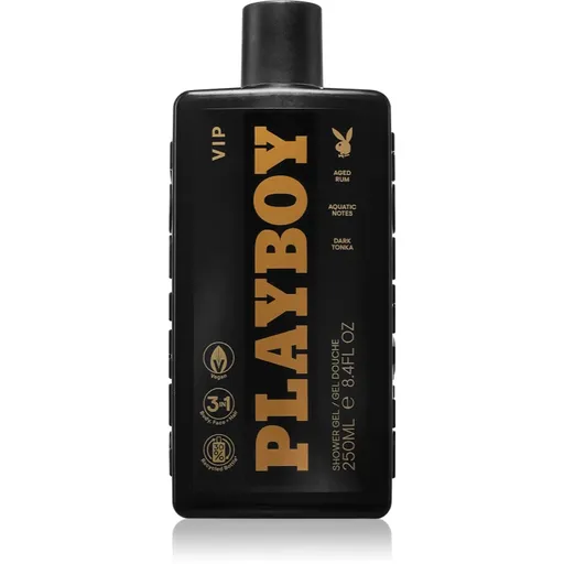 Playboy VIP For Him sprchový gel 3 v 1 pro muže 250 ml