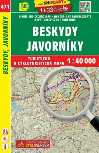 SC 471 Beskydy, Javorníky 1:40 000