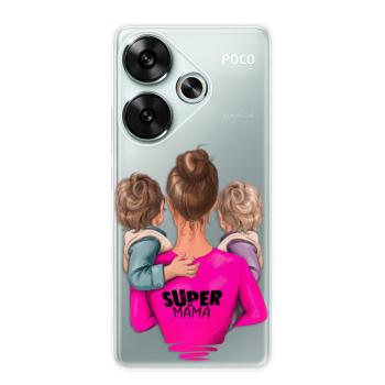 Odolné silikonové pouzdro iSaprio - Super Mama - Two Boys - Poco F6