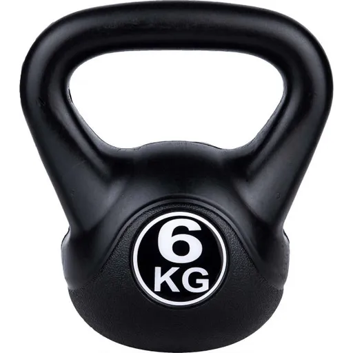 Fitforce FKBP 6 KG Kettlebell, černá, velikost 6 KG