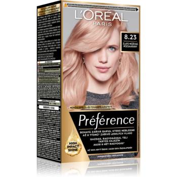 L’Oréal Paris Préférence barva na vlasy odstín 8.23 Medium Rose Gold 1 ks