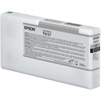 Epson T9137 světle černá (light black) originální cartridge