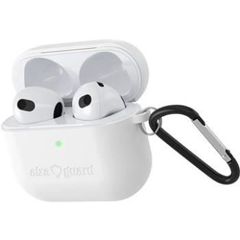 AlzaGuard Skinny Silicone Case pro Airpods 2021 bílé (AGD-ACSS3W)