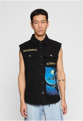 Brandit Iron Maiden Vintage Shirt sleeveless FOTD black - S