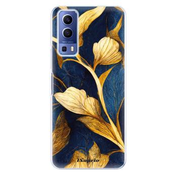 Odolné silikonové pouzdro iSaprio - Gold Leaves - Vivo Y52 5G