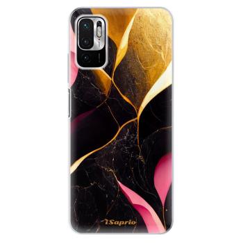 Odolné silikonové pouzdro iSaprio - Gold Pink Marble - Xiaomi Redmi Note 10 5G